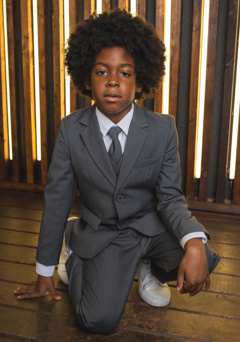 007 Charcoal Children’s Tuxedo Peanut Butter Collection