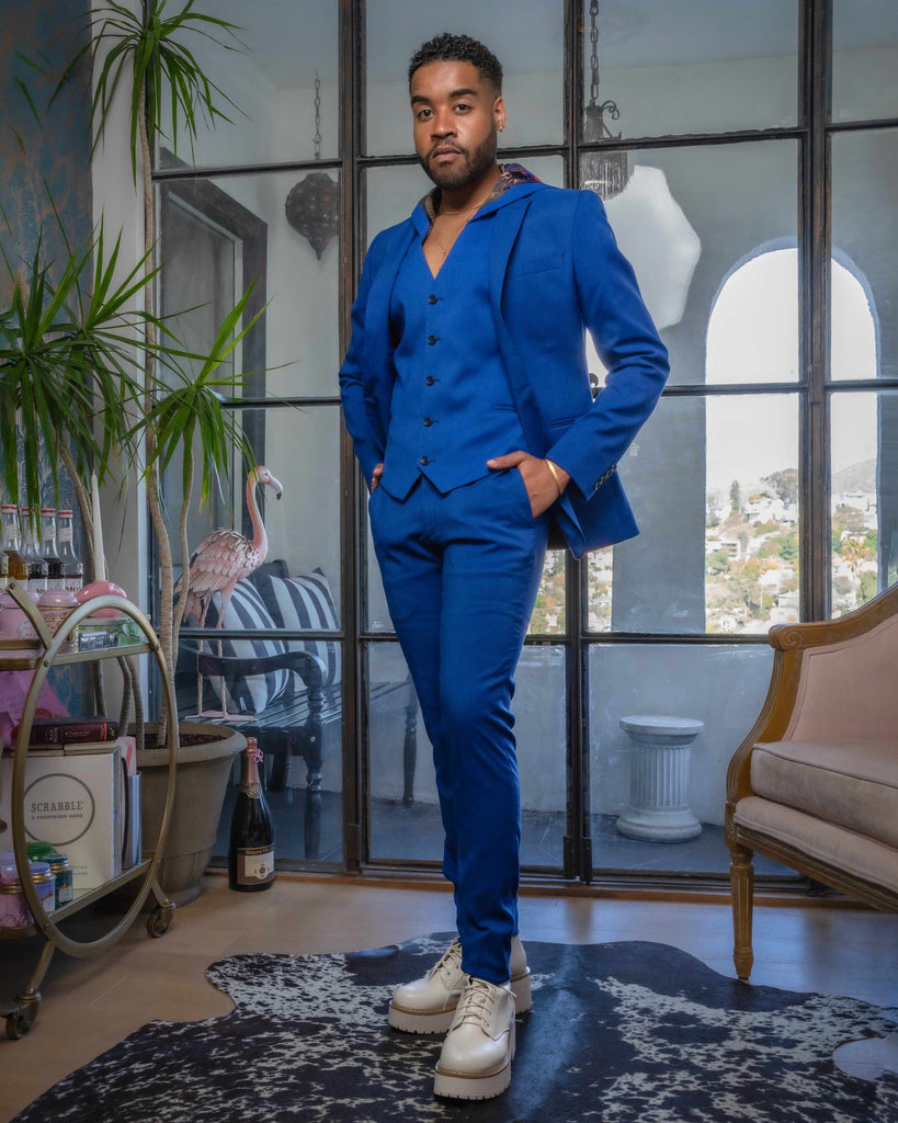 Azure blue blazer deals