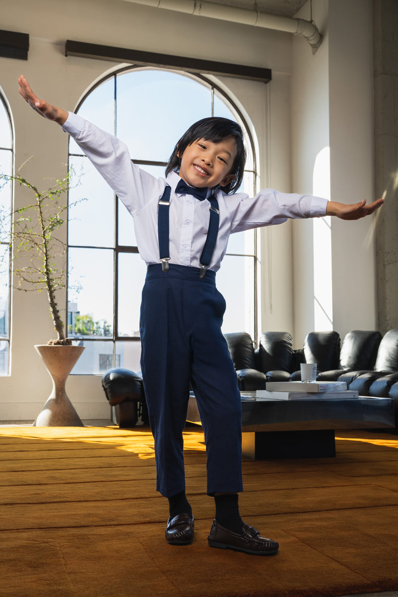 Boys Barn Safari 4-Piece Set - Indigo