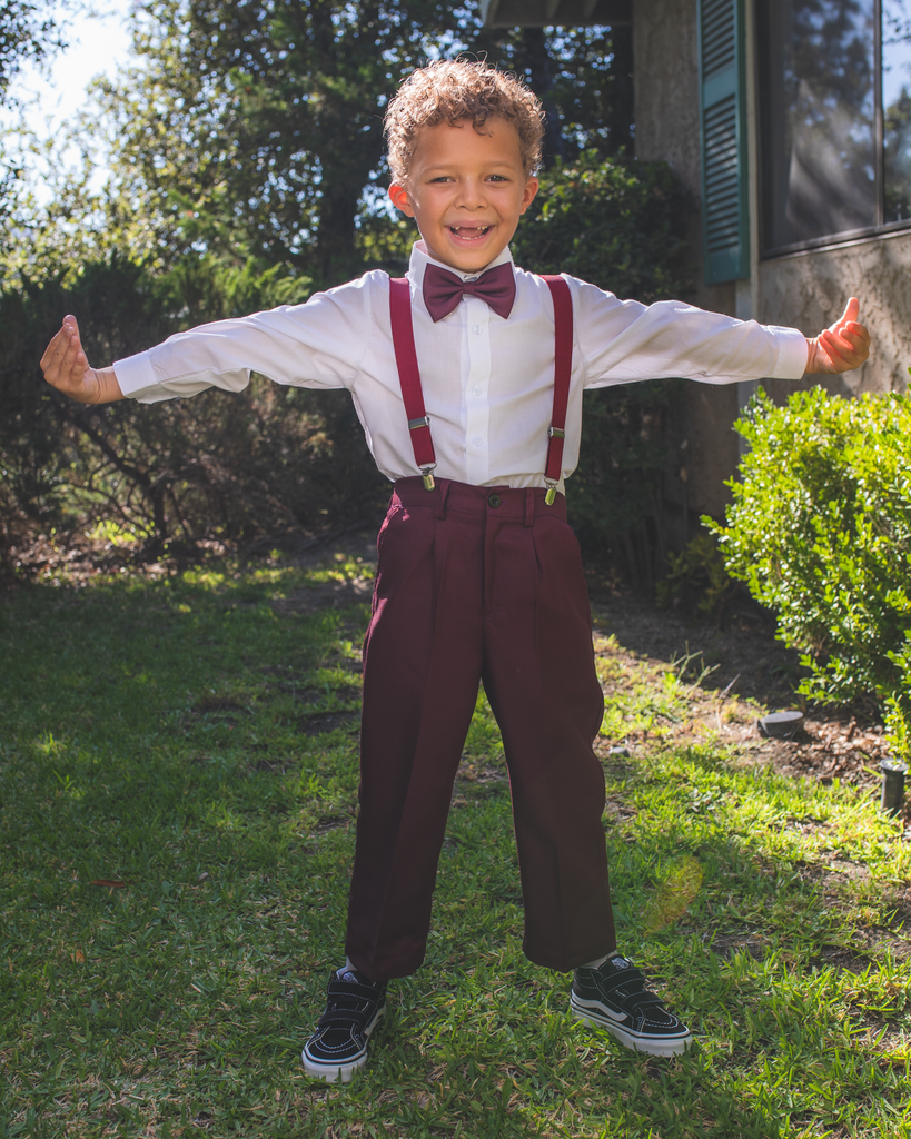 Barn Wedding Set Burgundy